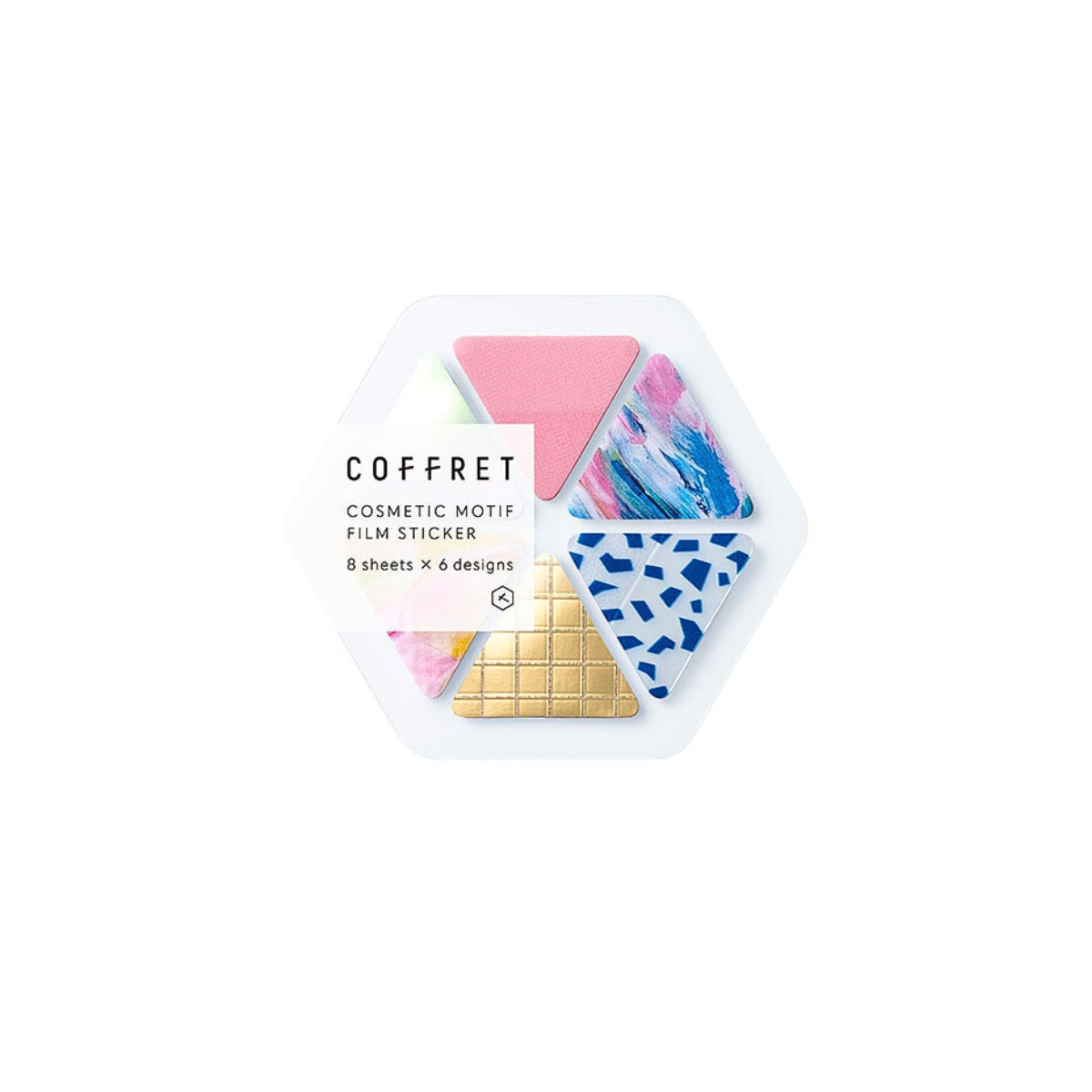 KING JIM COFFRET Cosmetic Film Sticker Set