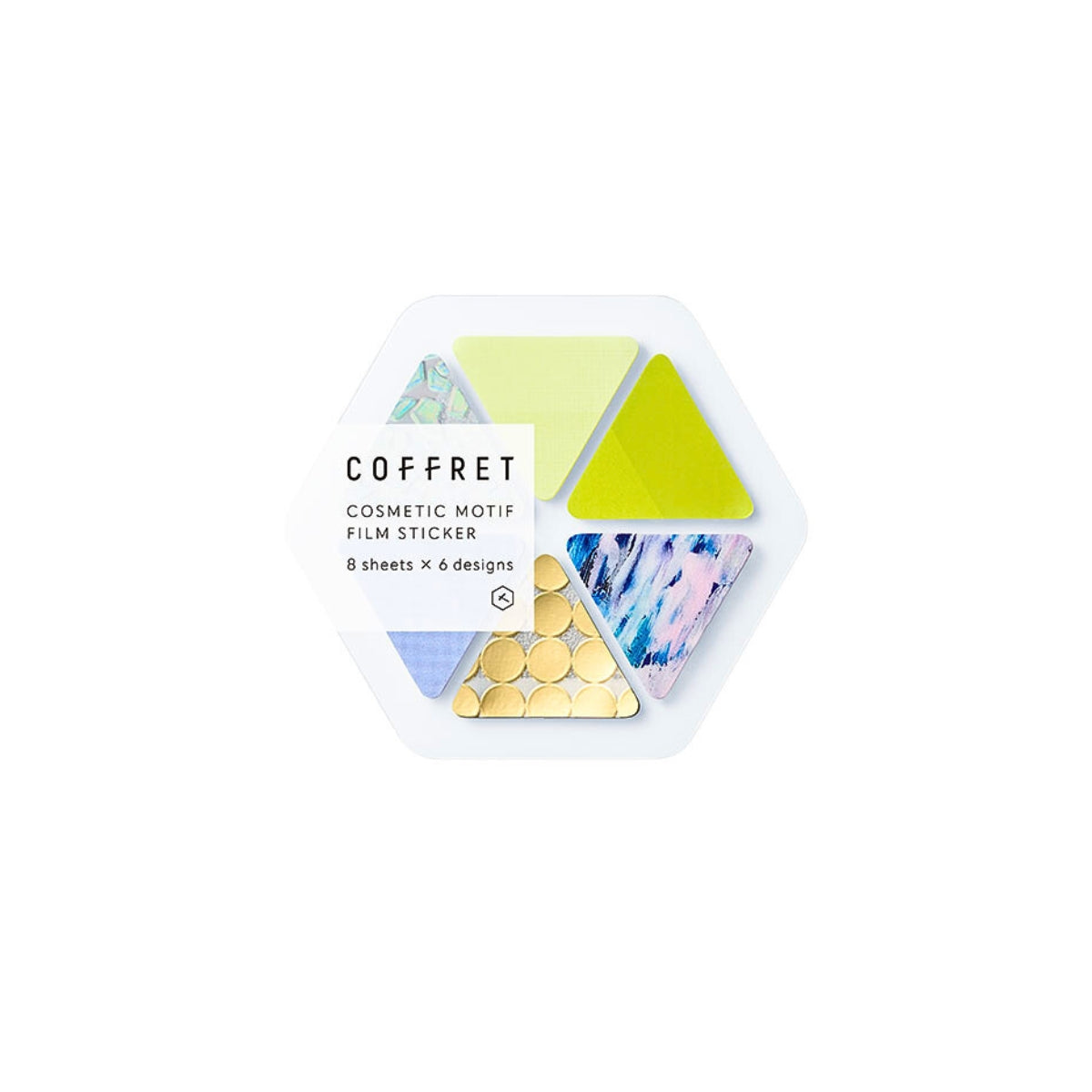 KING JIM COFFRET Cosmetic Film Sticker Set