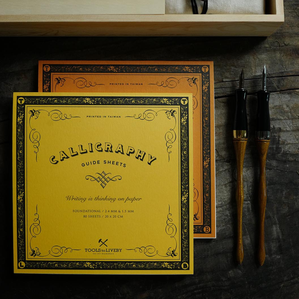 Tools To Live By Calligraphy Practice Notebook — Chancery Cursive
