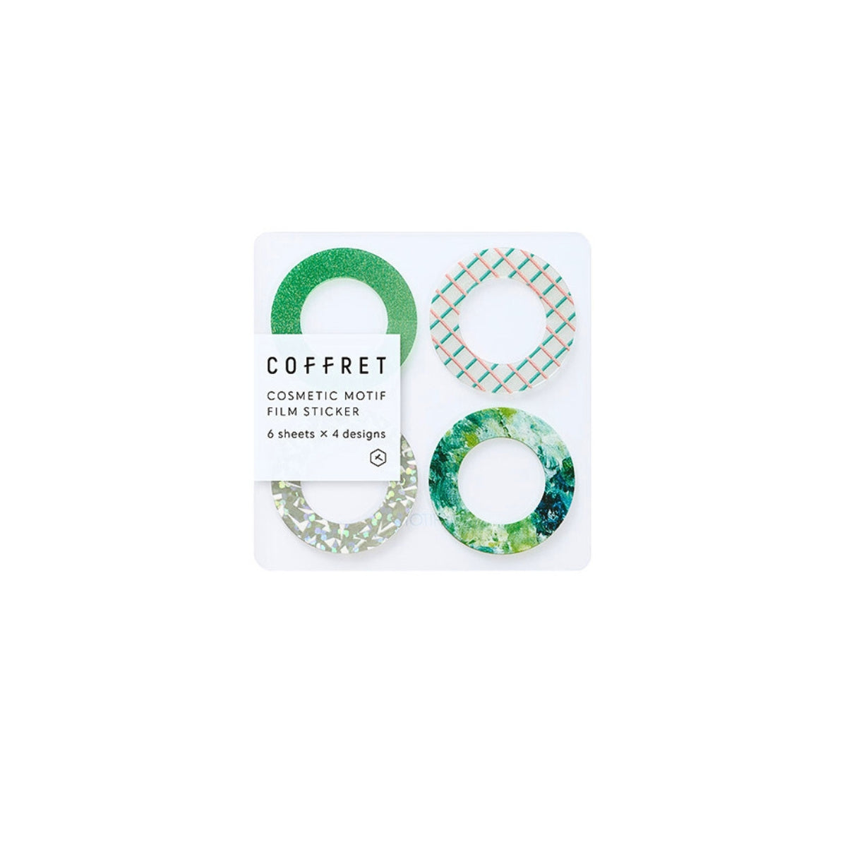 KING JIM COFFRET Cosmetic Film Sticker Set