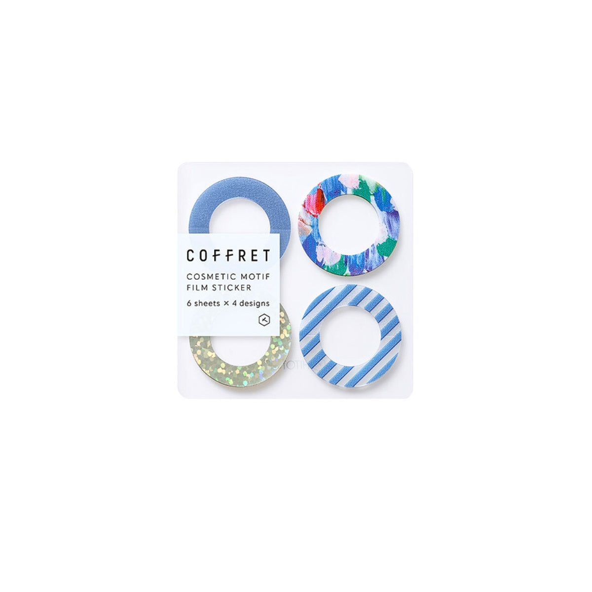 KING JIM COFFRET Cosmetic Film Sticker Set