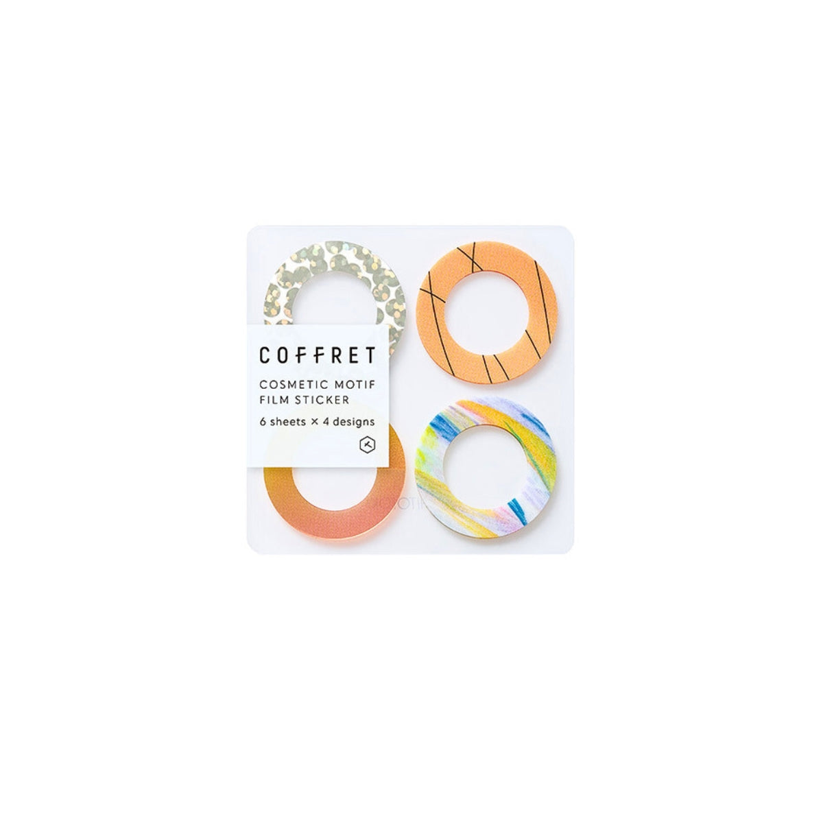 KING JIM COFFRET Cosmetic Film Sticker Set