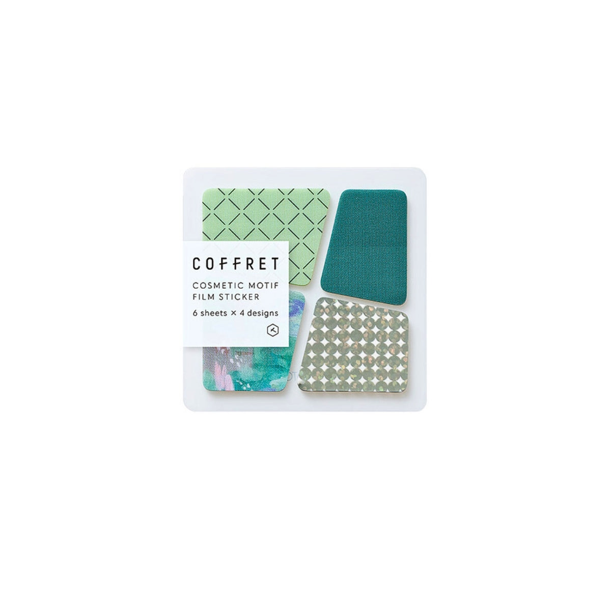 KING JIM COFFRET Cosmetic Film Sticker Set