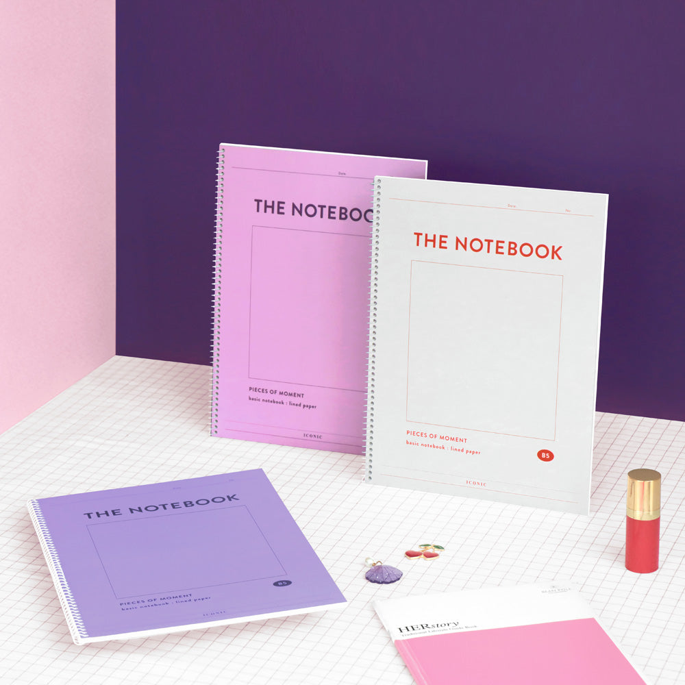 Iconic Basic Lined Notebook Semi-B5 – 26 Sheets