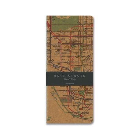 Yamamoto Paper RO-BIKI NOTE Metro Map Notebook