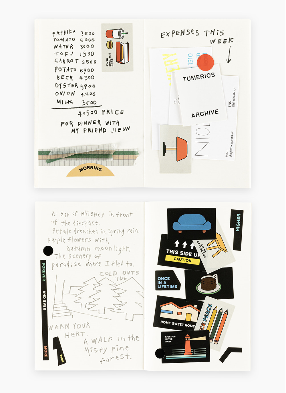 Livework LIFE & PIECES Mini Note Set