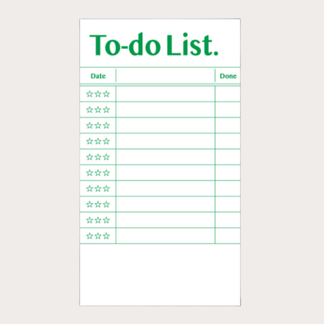 Paperian Lists To Live by Memo Pad [8 Styles]