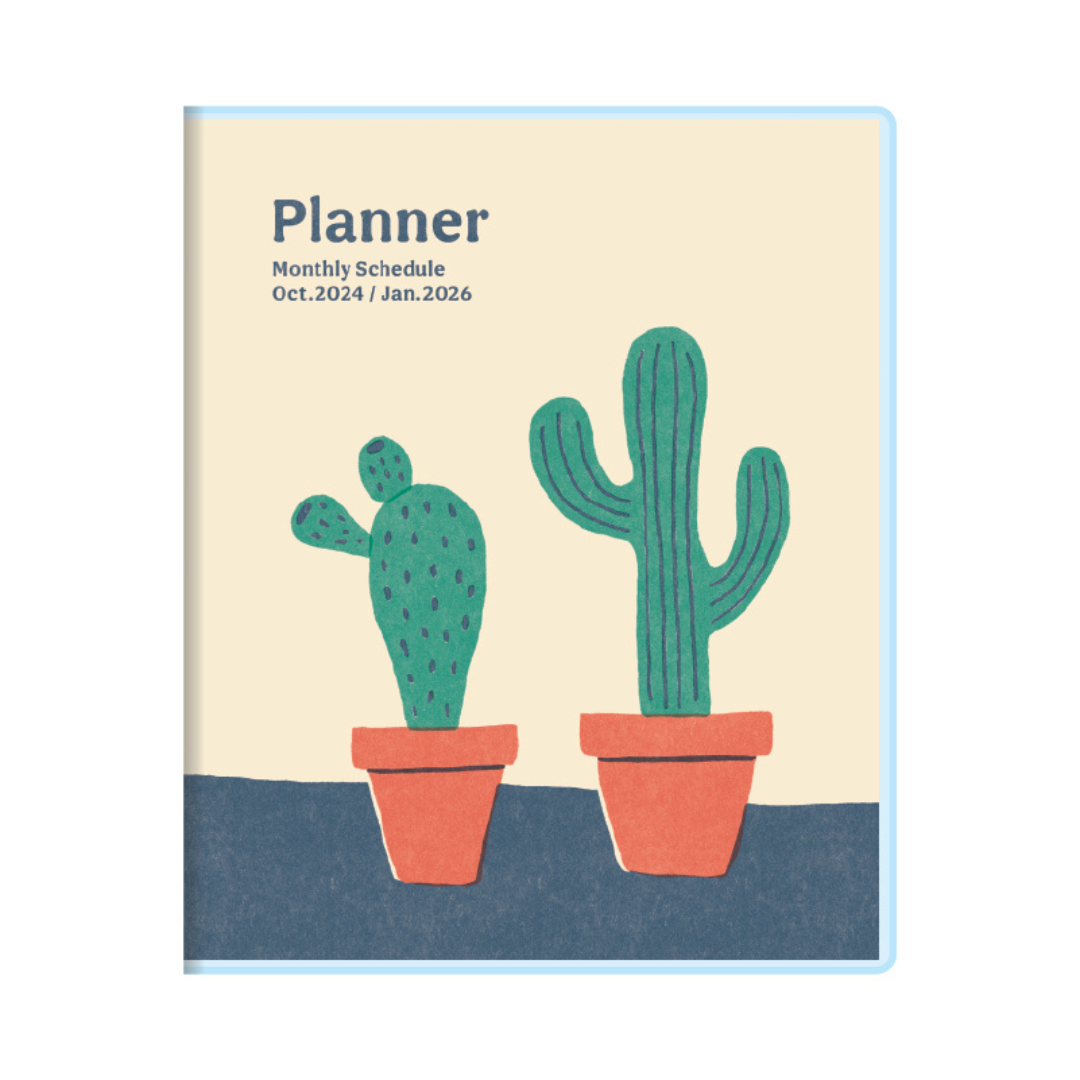 Hightide 2025 Monthly Cactus Planner