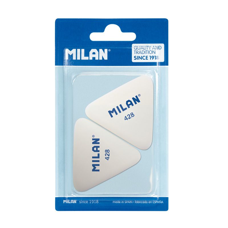 MILAN 2 Triangular Synthetic Erasers 428