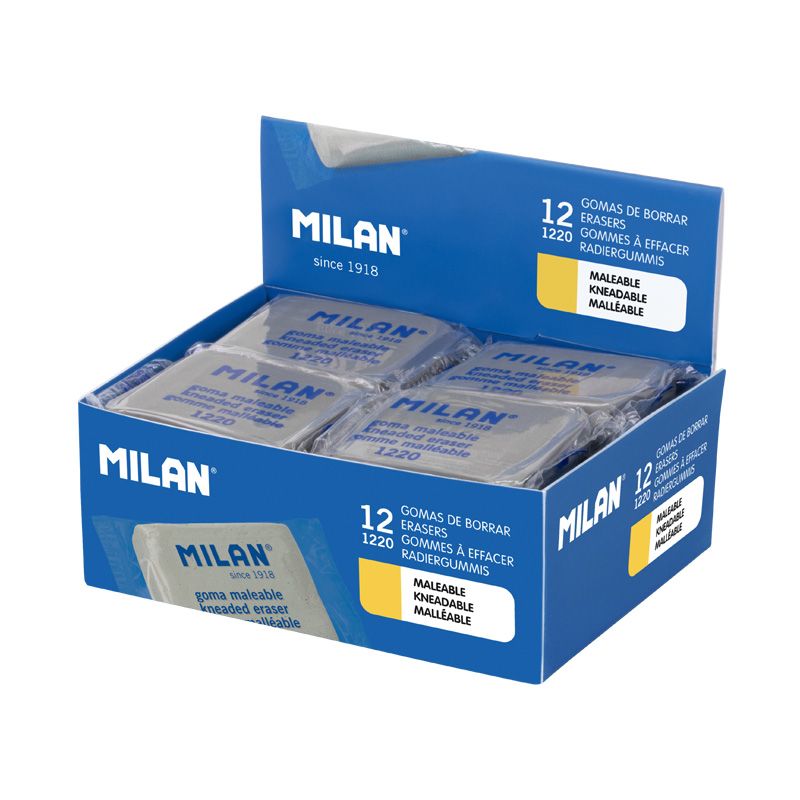 Milan Kneadable Erasers 1220 [Box of 12]