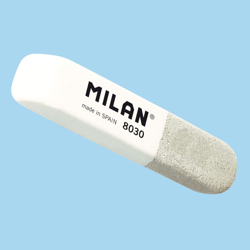 Milan Double use Bevelled Erasers 8030 [Box of 30]