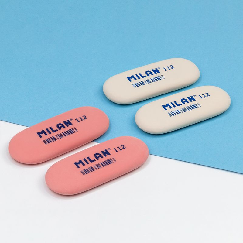 Milan Oval 112 Synthetic Eraser [Box of 12]