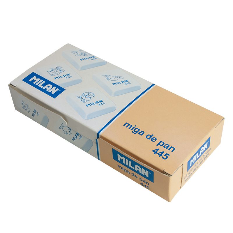 Milan Synthetic Eraser 445 [Box of 45 erasers]