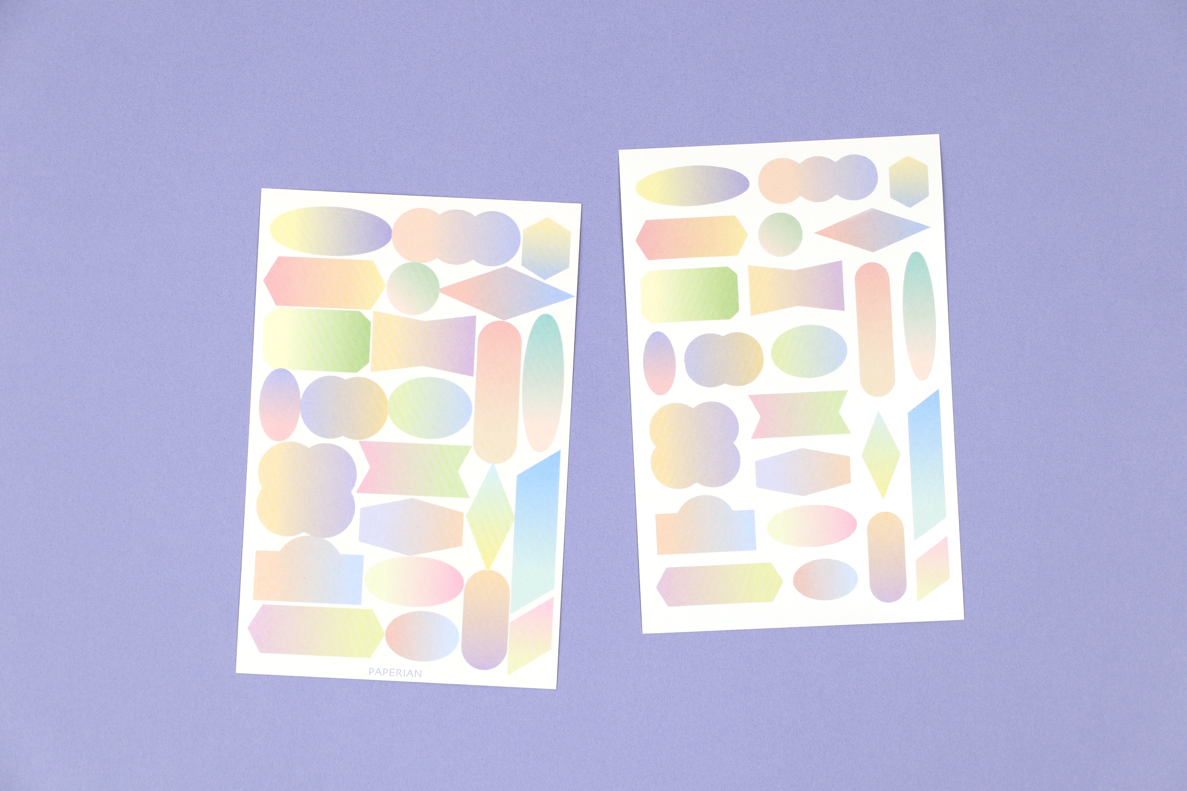 Paperian Colour Palette Stickers - Shapes