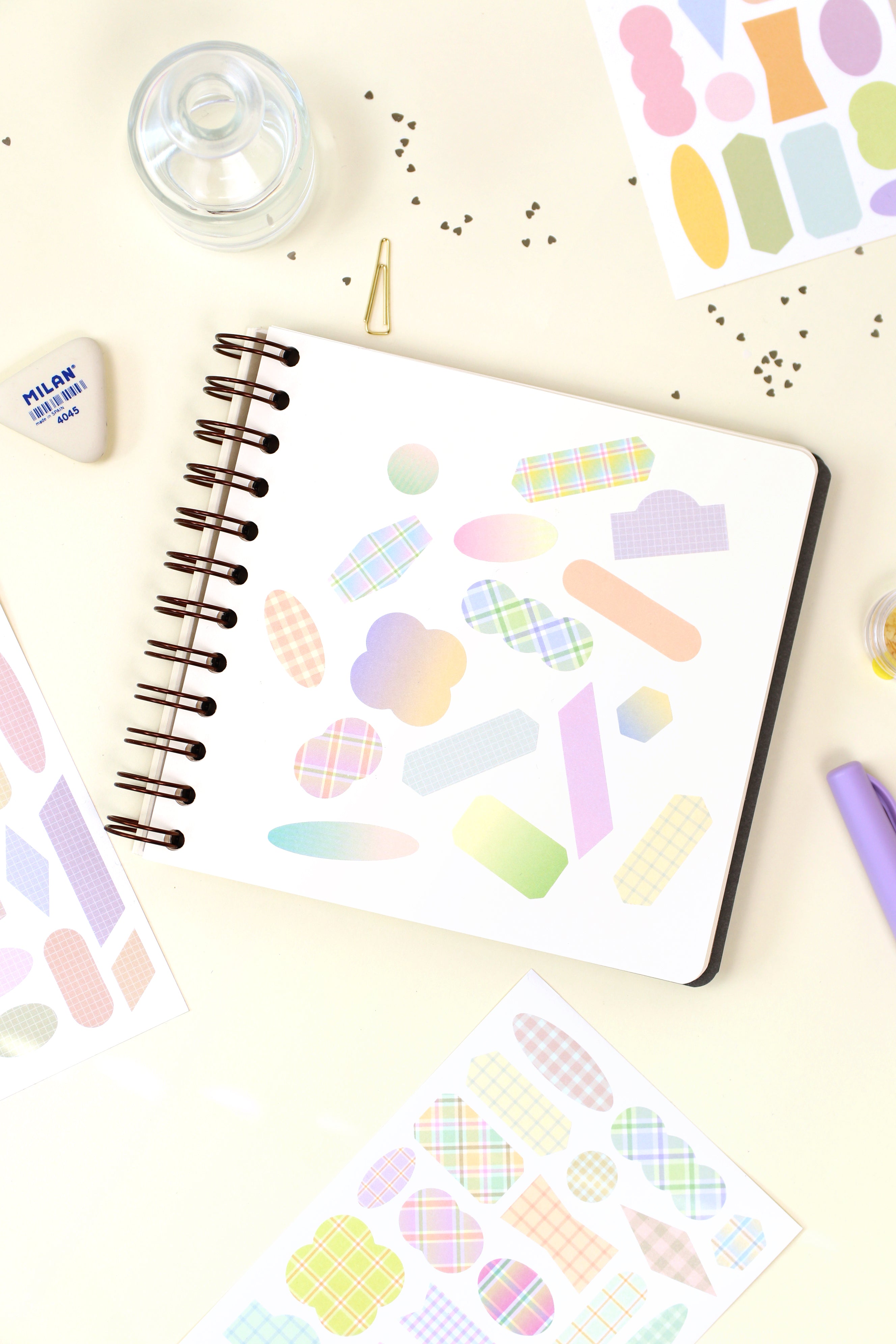 Paperian Colour Palette Stickers - Shapes