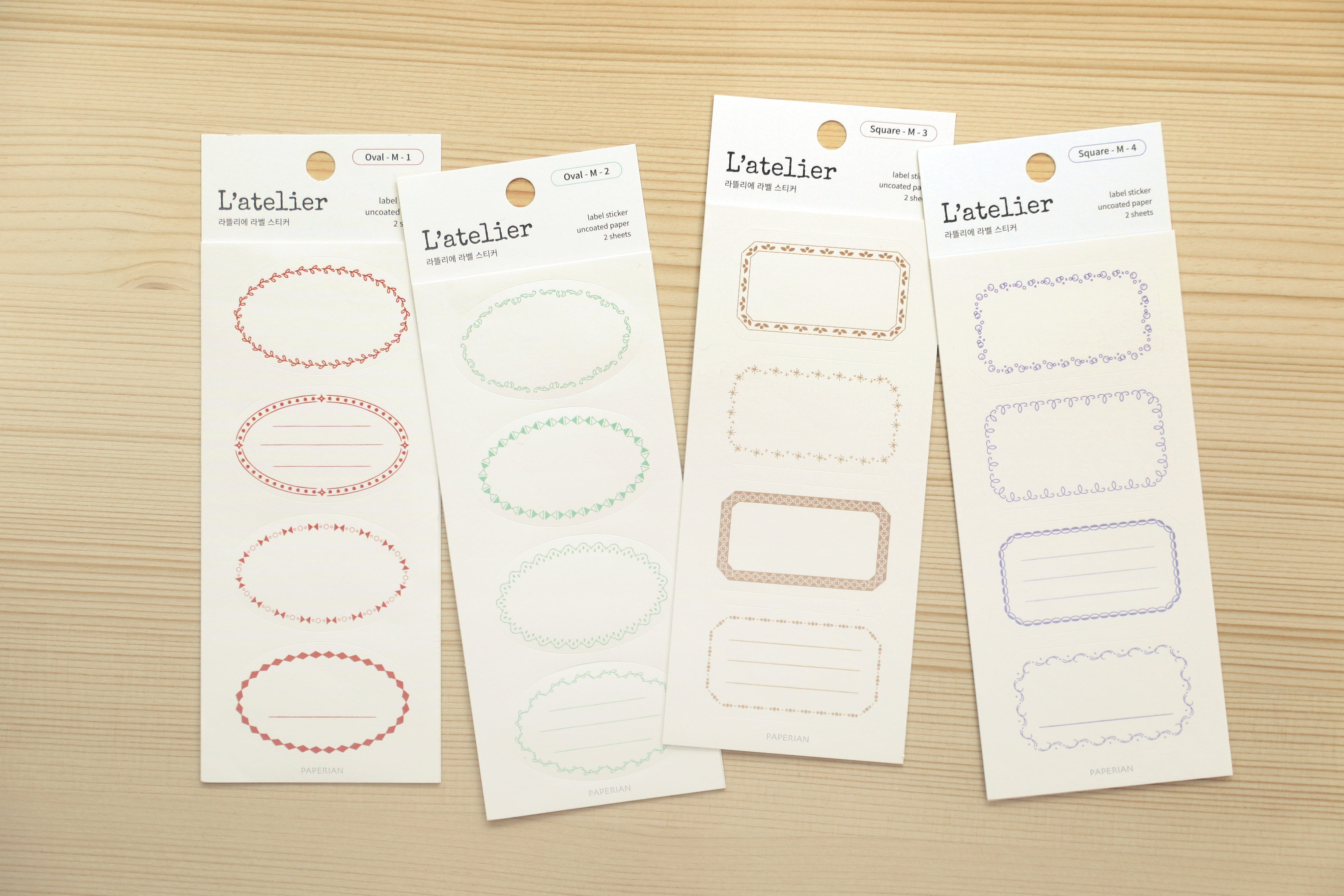 Paperian L'atelier Label Sticker