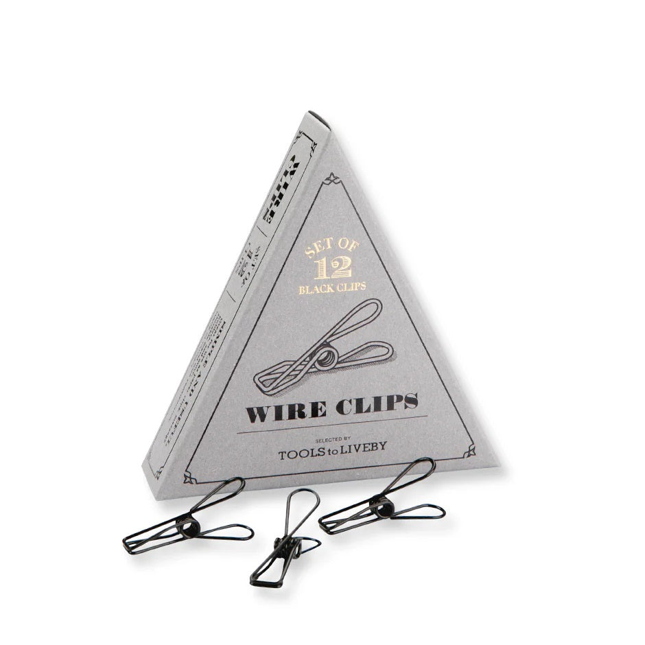 Tools to Live By -- Wire Clips -- Black