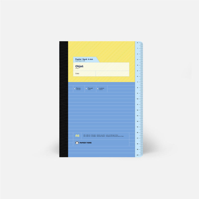 Paper Tigre A5 Notebook – [Lined/Plain/Grid]