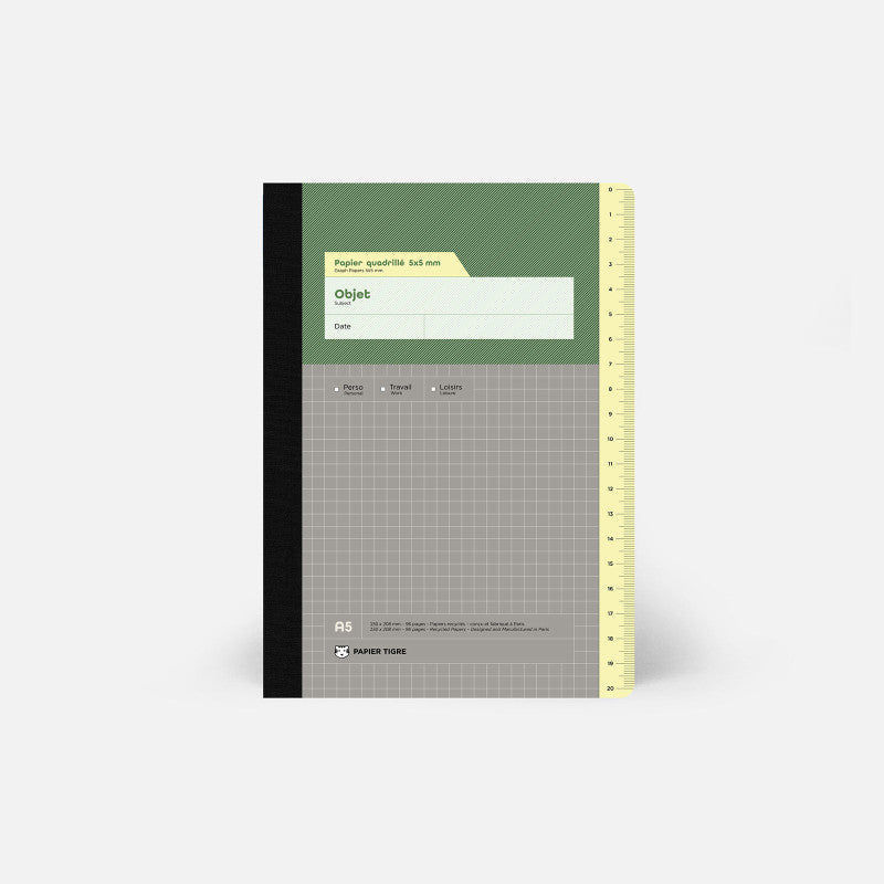 Paper Tigre A5 Notebook – [Lined/Plain/Grid]