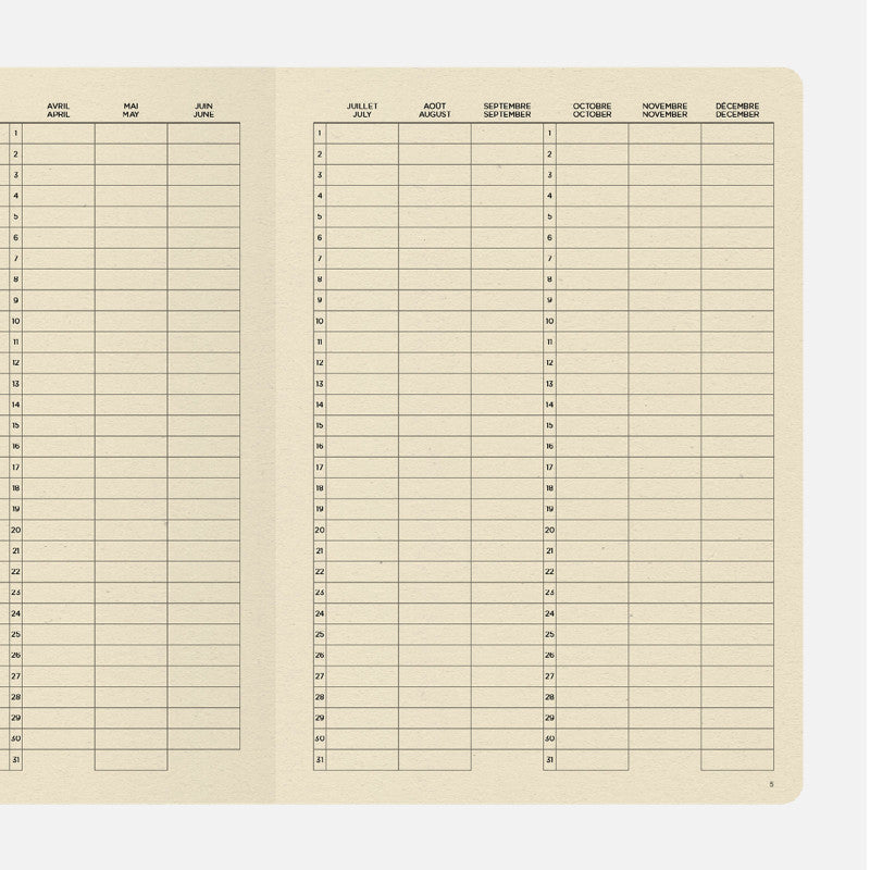 Paper Tigre A5 Notebook – [Lined/Plain/Grid]