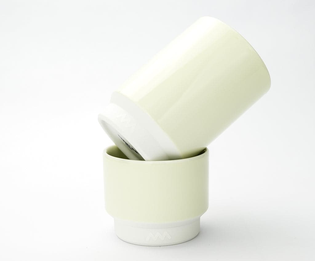 Asemi Hasami Cups Large 230ml - Light Green