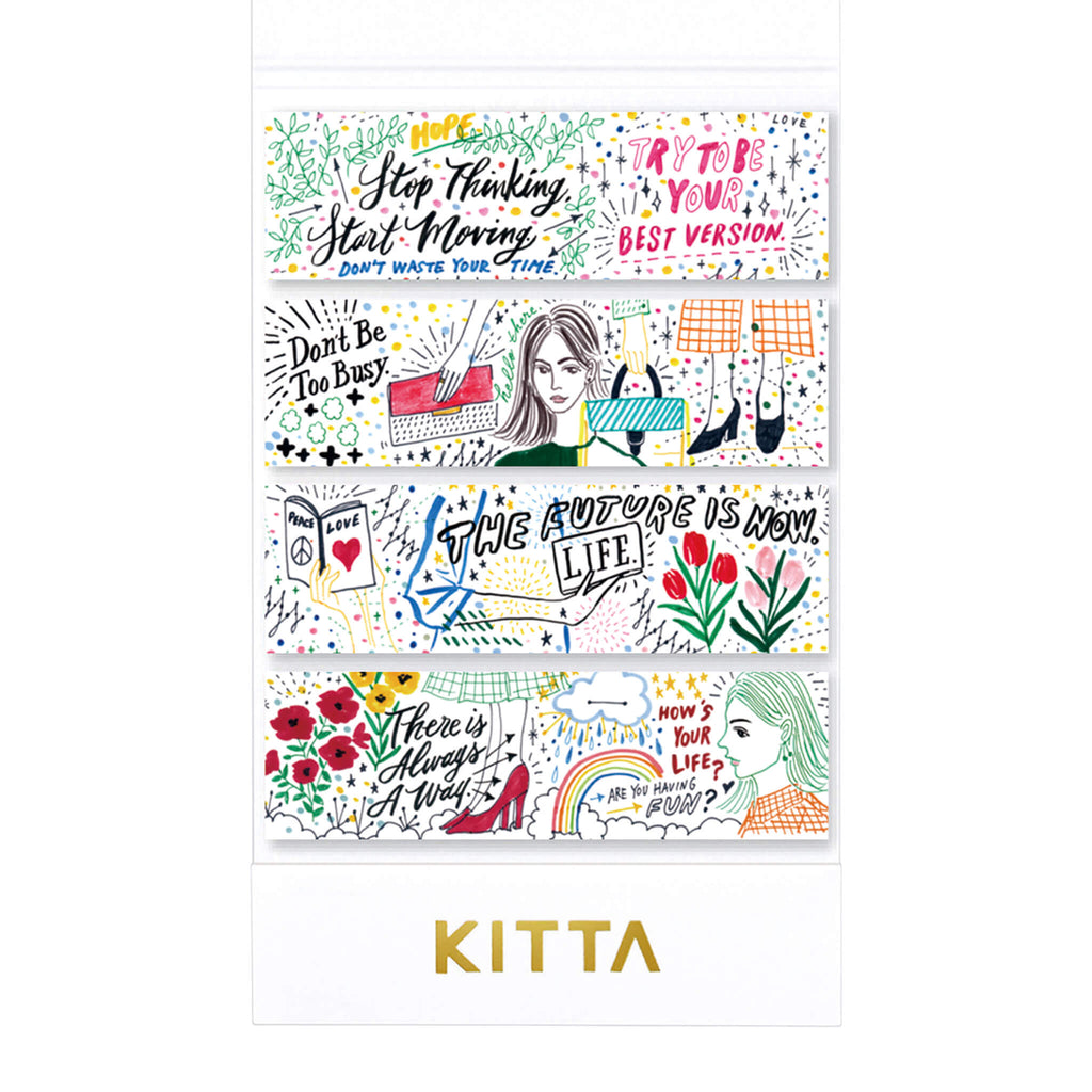 KING JIM KITTA Basic Washi Tape