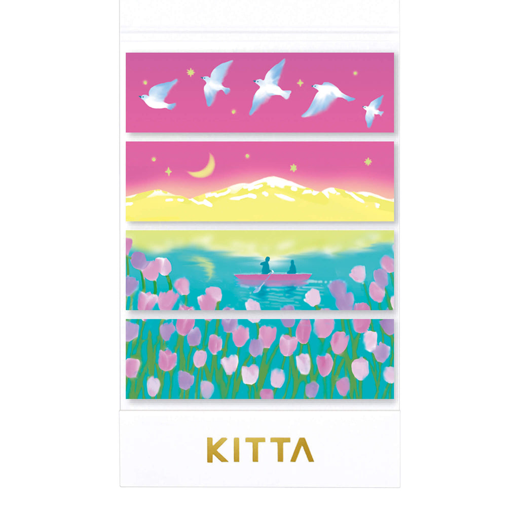 KING JIM KITTA Basic Washi Tape