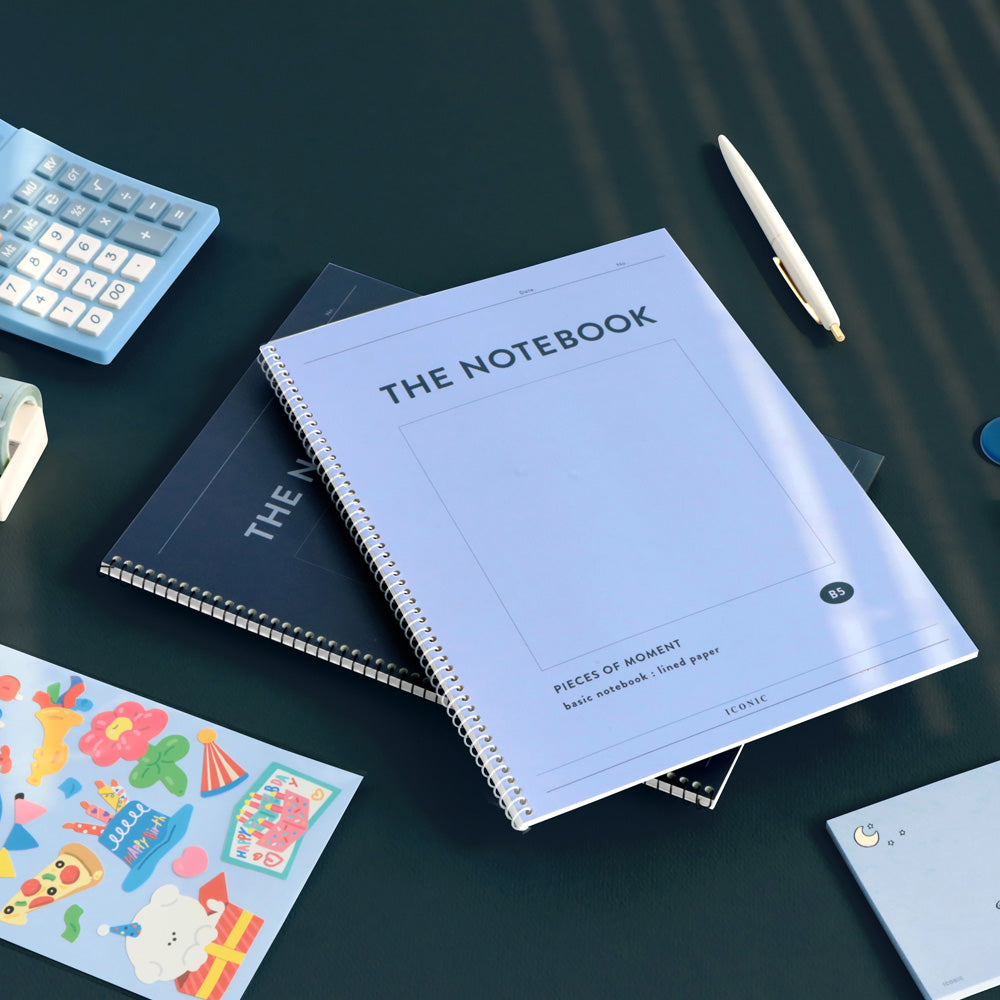 Iconic Basic Lined Notebook Semi-B5 – 26 Sheets