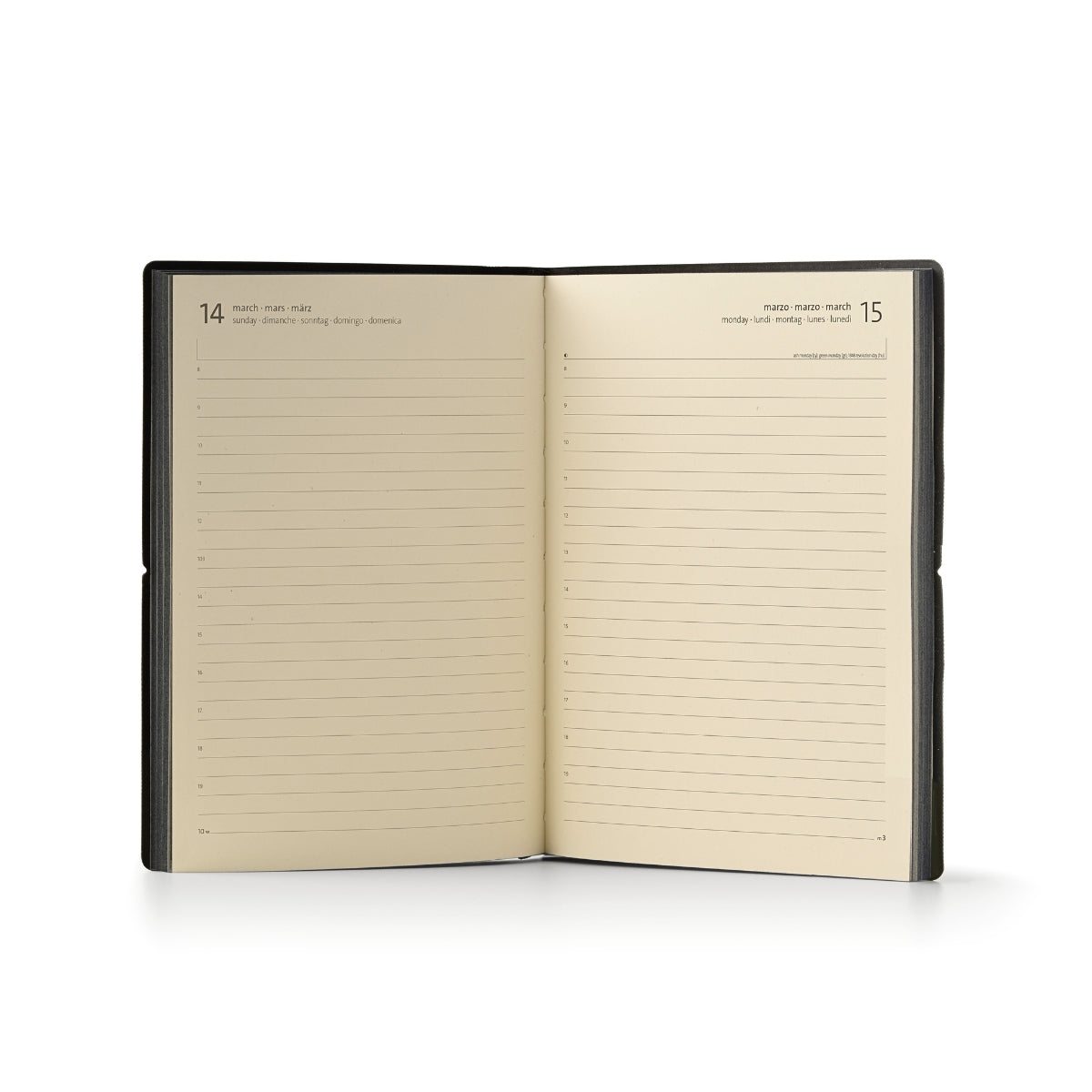 Ciak 2027 BLACK Daily Planner 15 x 21cm