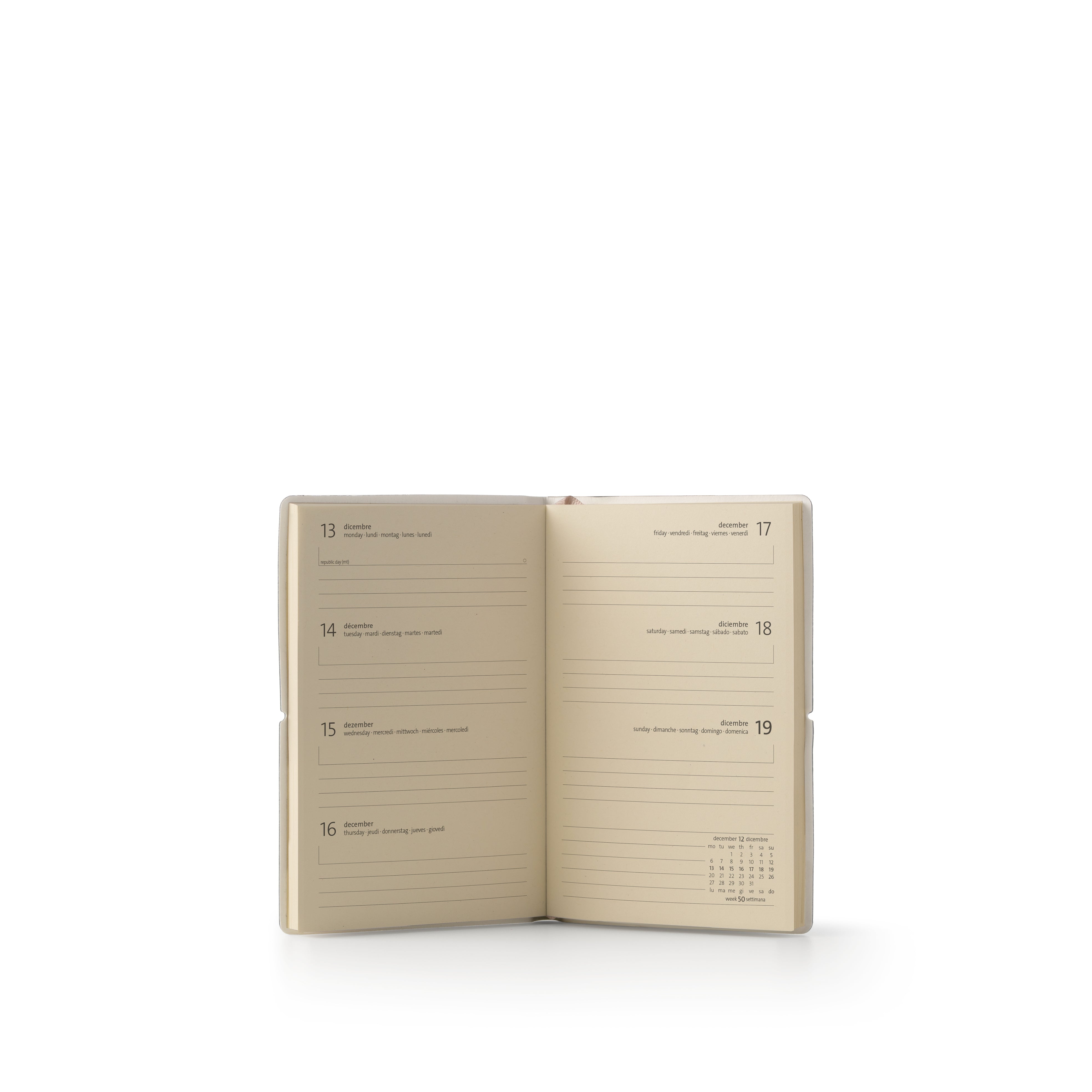 Ciak 2027 CANVAS Horizontal Weekly Planner 10x15cm