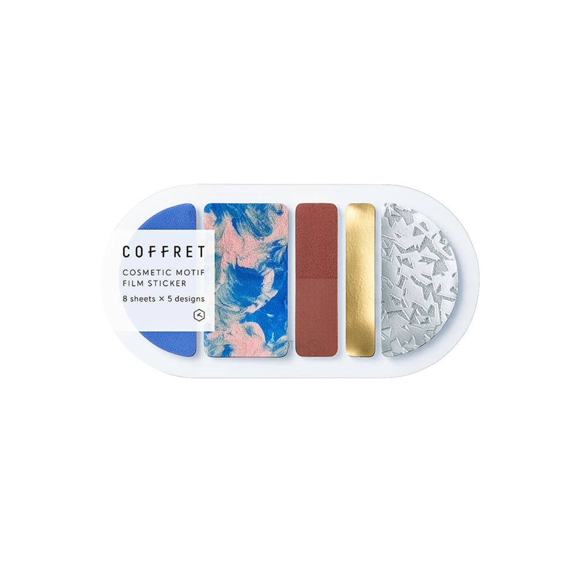 KING JIM COFFRET Cosmetic Film Sticker Set