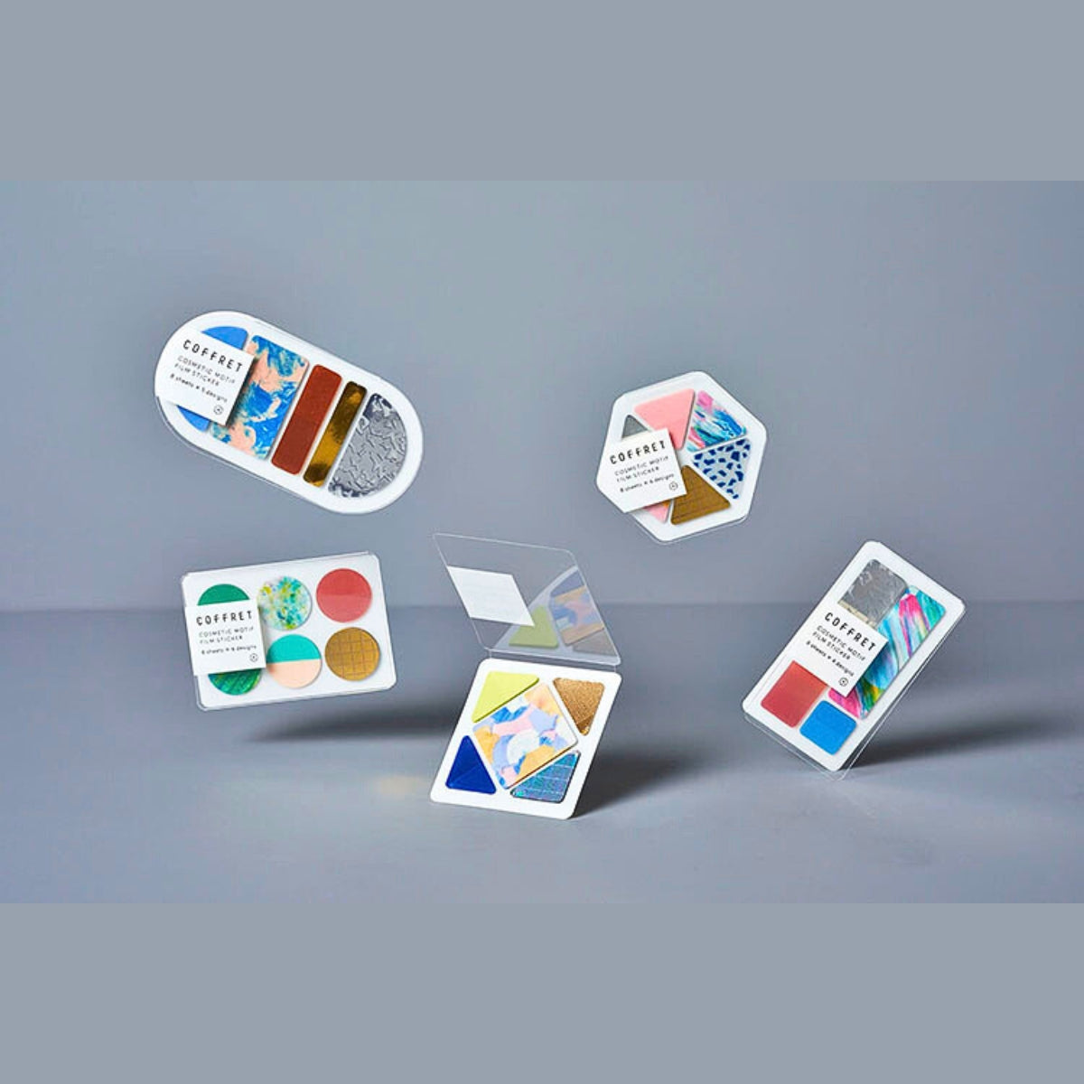 KING JIM COFFRET Cosmetic Film Sticker Set