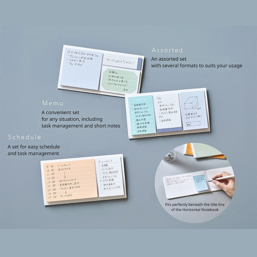 KING JIM EMILY Pastel Colour Fusen Sticky Notes
