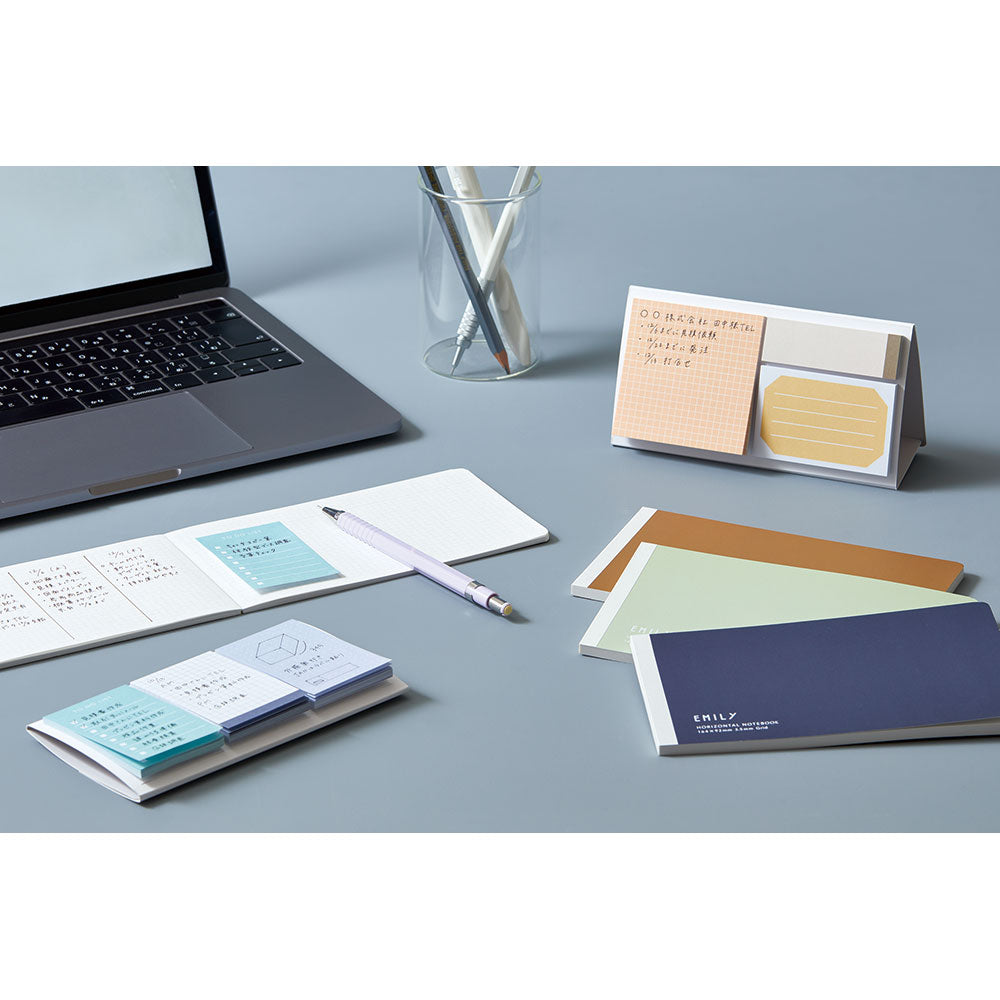 KING JIM EMILY Horizontal Notepad