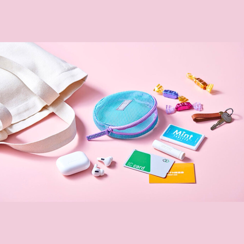 KING JIM FLATTY SHEER Mesh Pouch