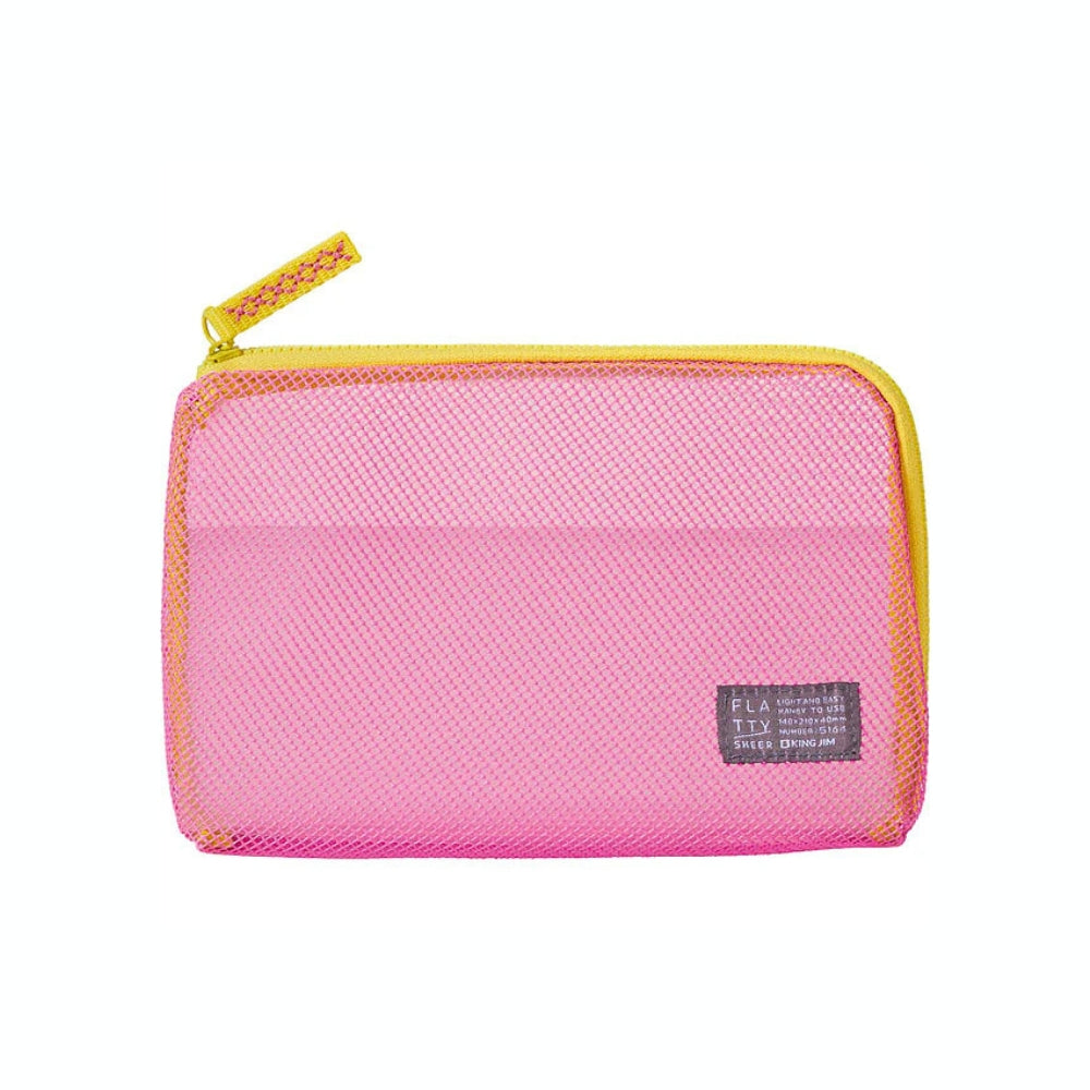 KING JIM FLATTY SHEER Mesh Pouch