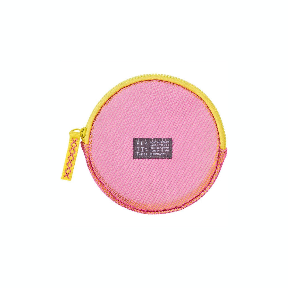 KING JIM FLATTY SHEER Mesh Pouch