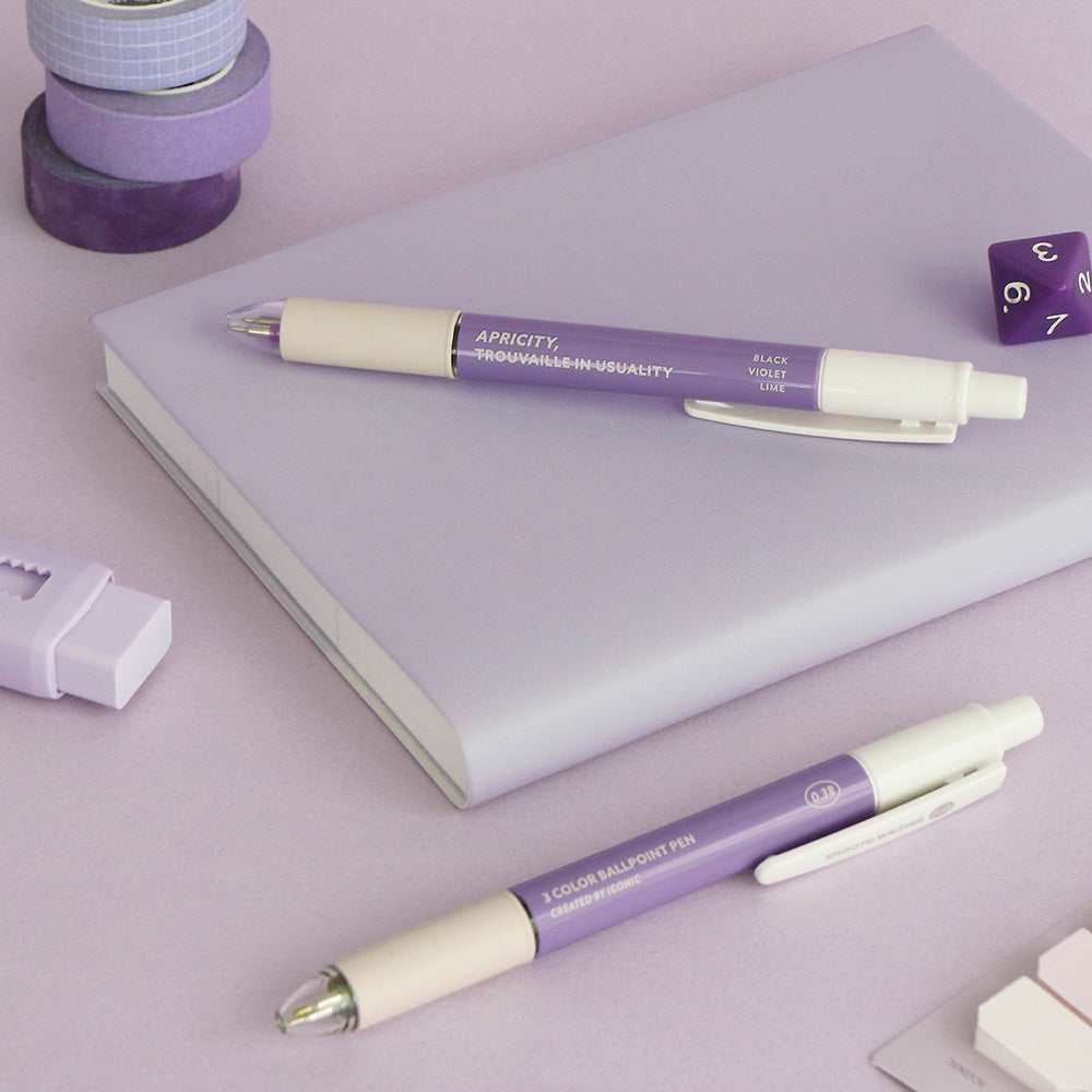 Iconic Smooth 3 Colour Pen 0.38mm