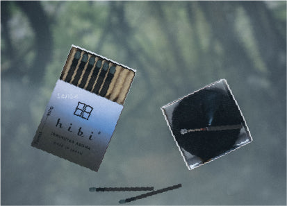 hibi sense. Forest (Dusk) incense matches, oakmoss, cedarwood and patchouli