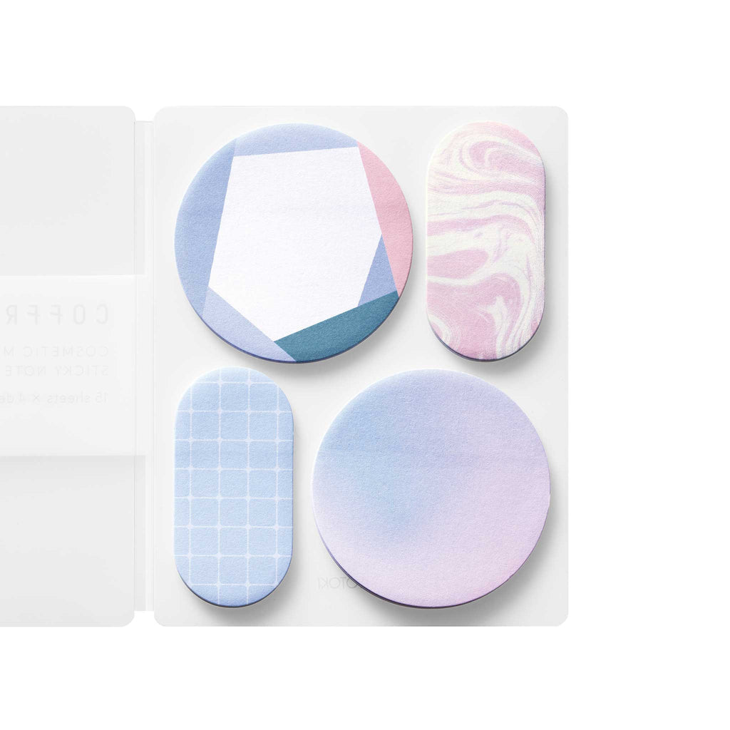 KING JIM COFFRET Cosmetic Sticky Notes Set