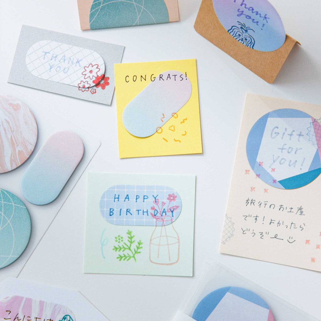 KING JIM COFFRET Cosmetic Sticky Notes Set