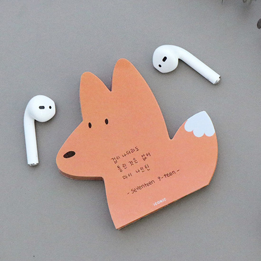 Iconic Animal Shape Sticky Memo Pad