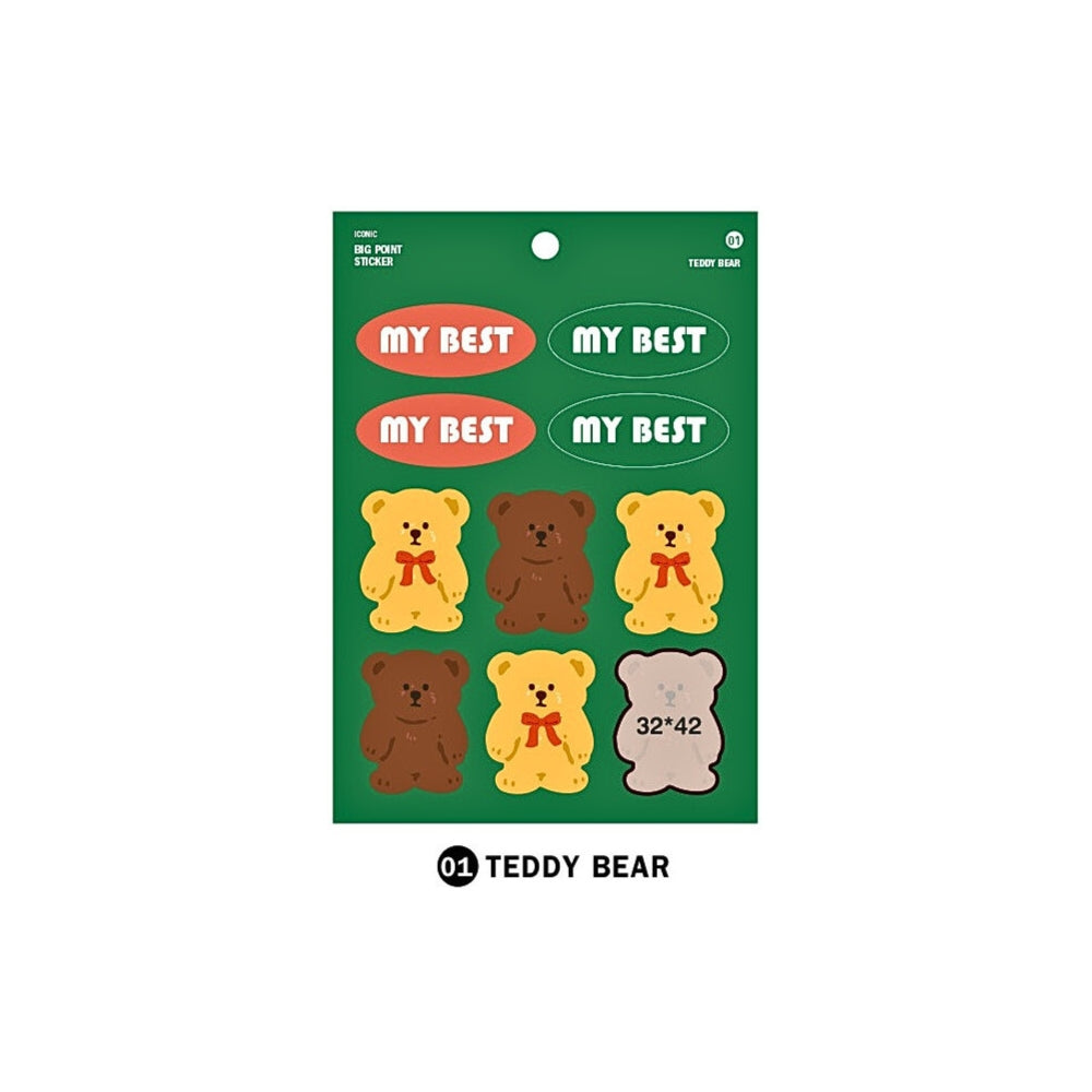 Iconic Big Point Removable Sticker