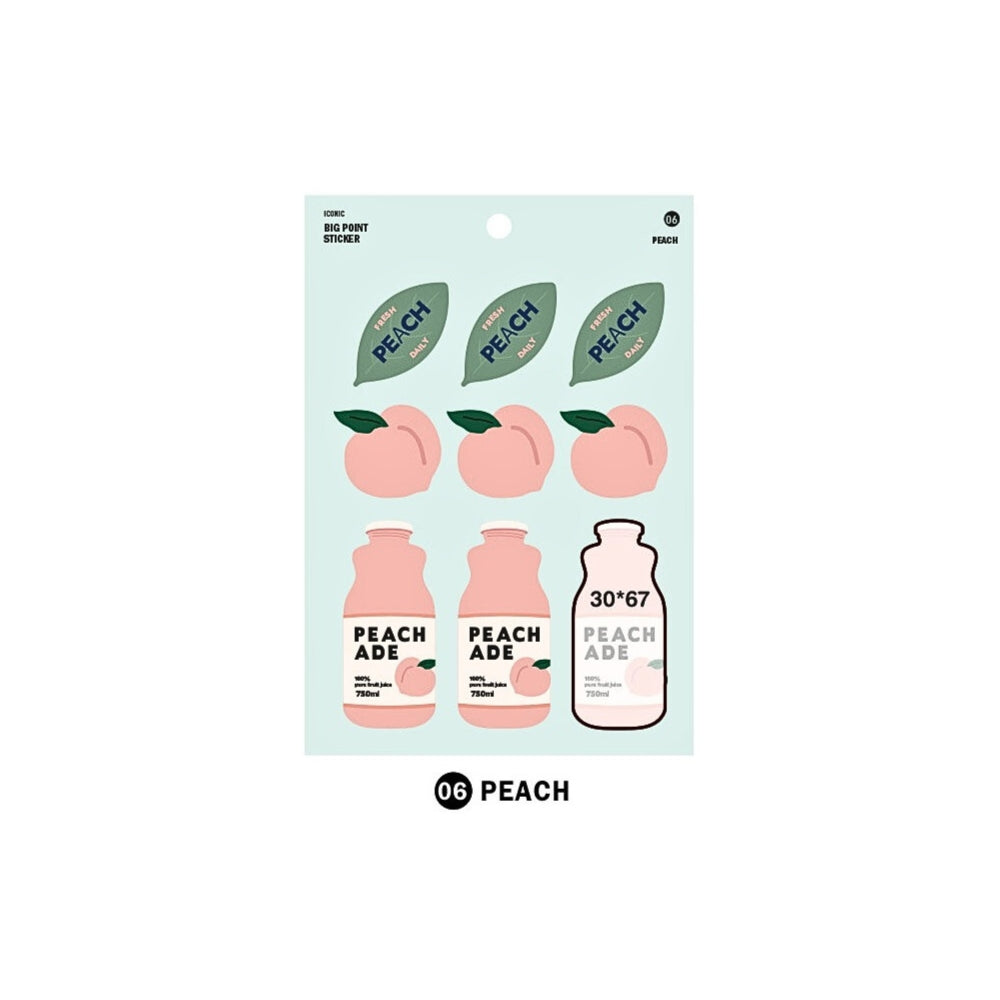 Iconic Big Point Removable Sticker