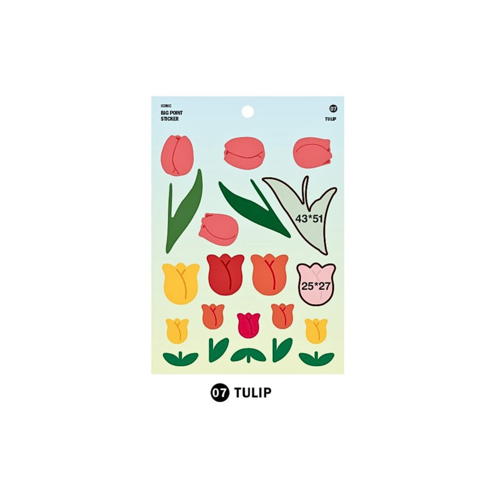 Iconic Big Point Removable Sticker