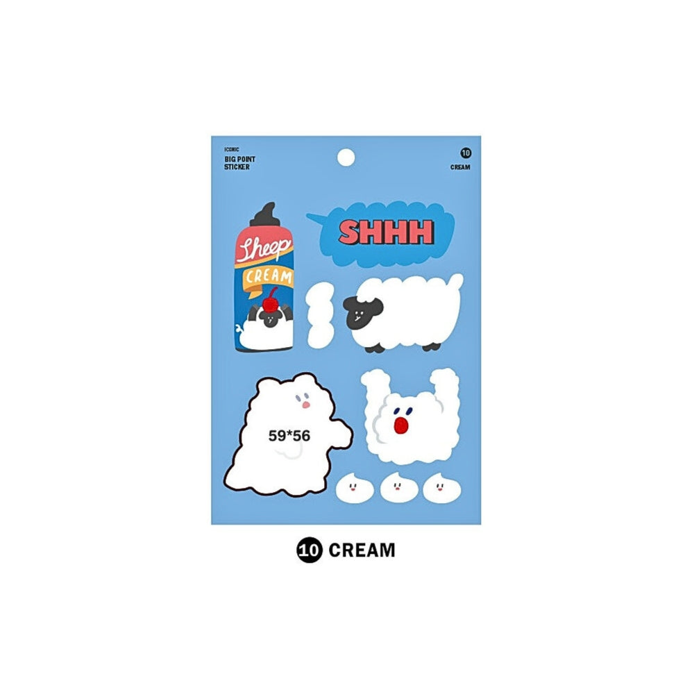 Iconic Big Point Removable Sticker