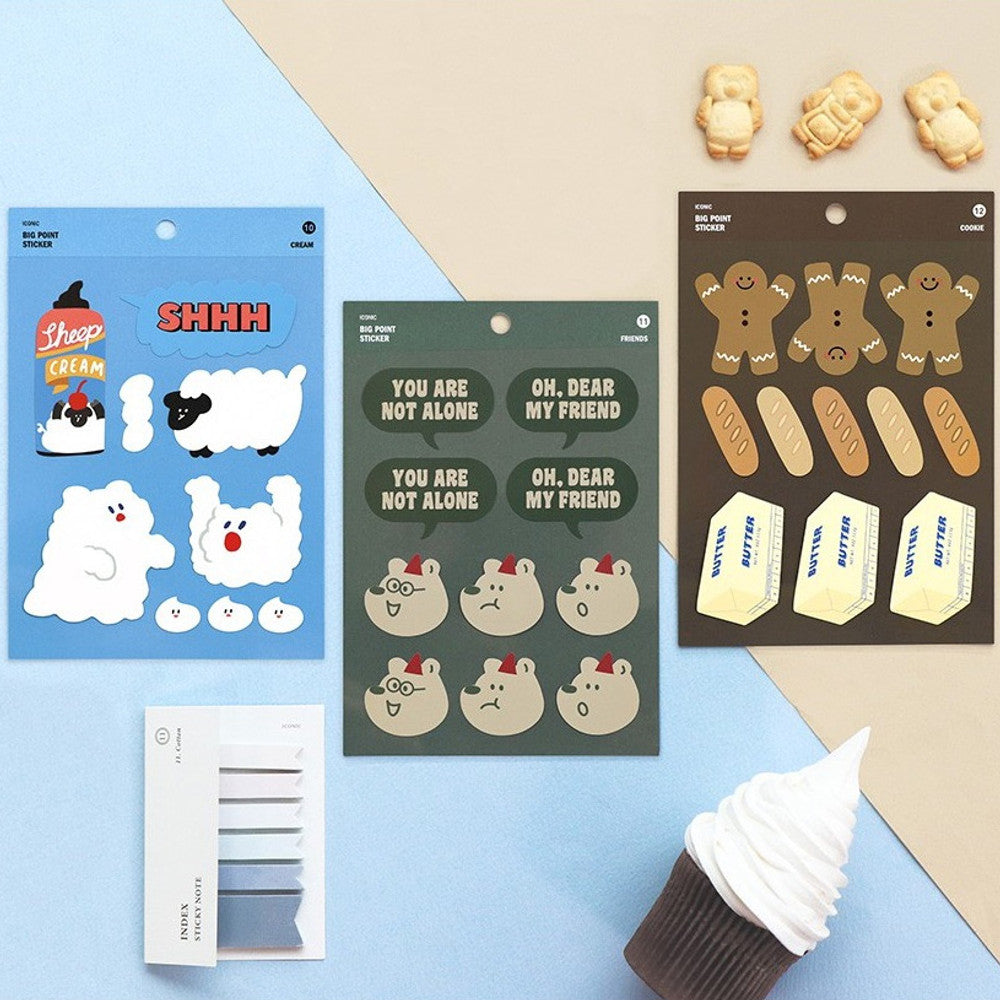 Iconic Big Point Removable Sticker