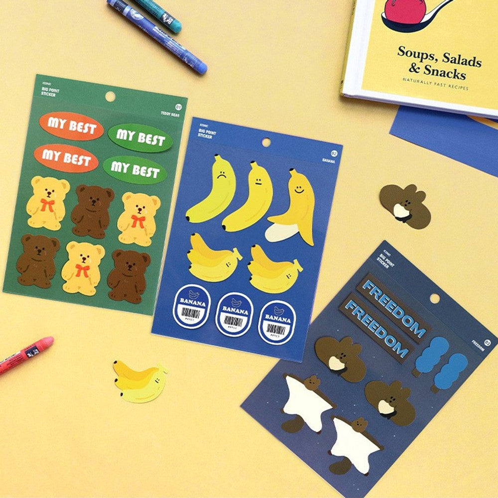 Iconic Big Point Removable Sticker