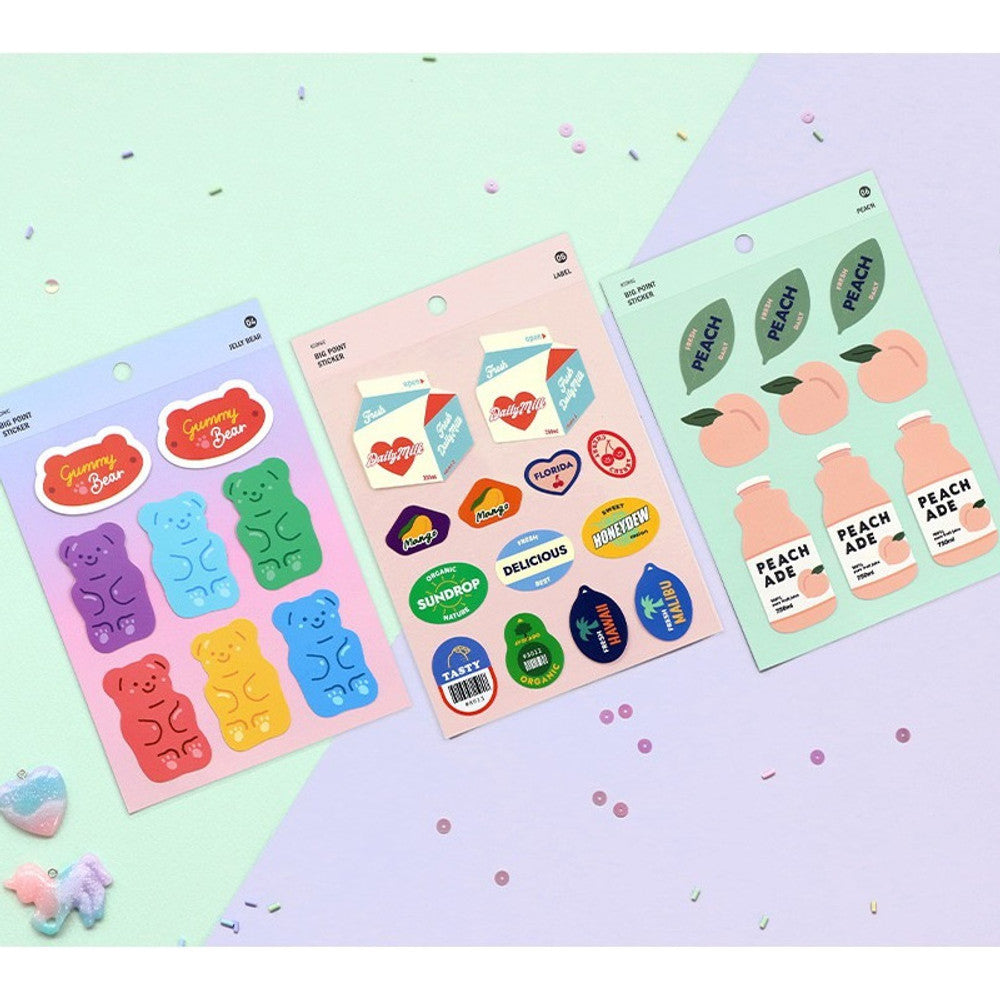 Iconic Big Point Removable Sticker