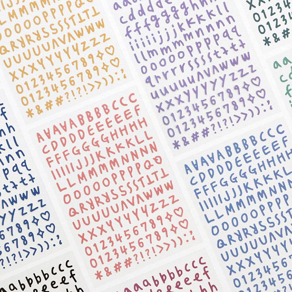 Iconic Calli Alphabet Sticker Pack